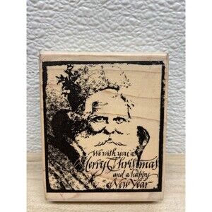 2001 Stampington Co. St. Nicholas Wood Mounted Rubber Stamp